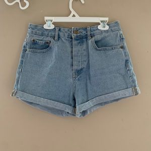 Forever 21 High Rise Jean Shorts